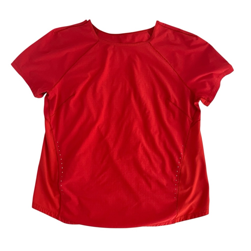 lululemon athletica Lightweight Stretch Red Short Sleeve T-Shirt